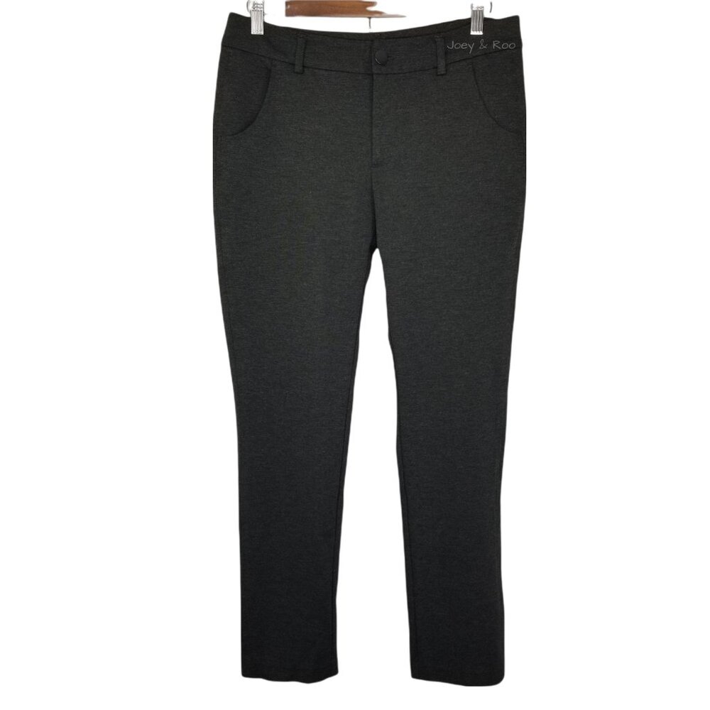 Christopher & Banks Women's 4 Short Signature Slimming Dark Gray Ponte Pants REA